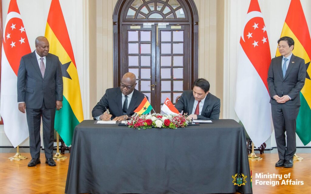 Ghana Secures $1bn Investment from Singapore during Mahama’s Visit 2 President Mahama @Singapore 21