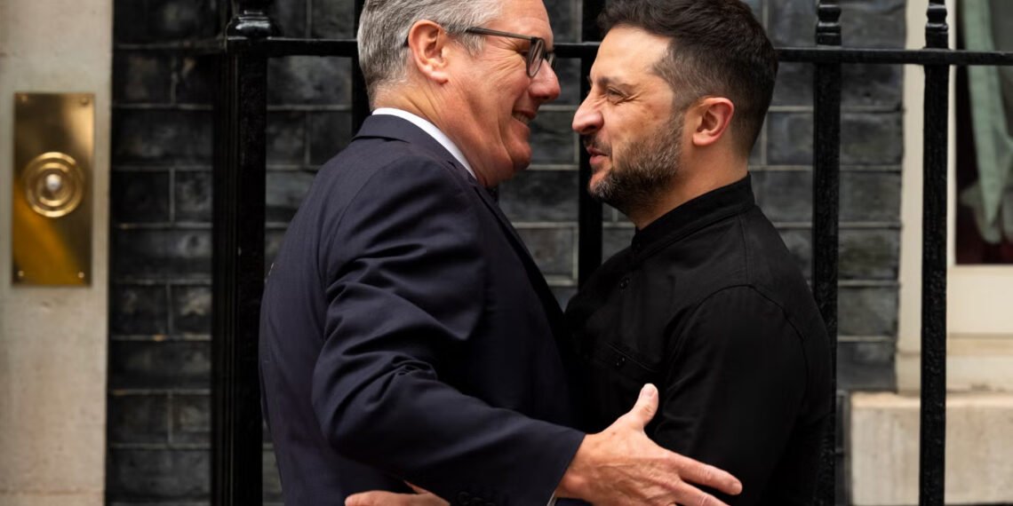 Starmer Hails Ukraine’s Fight For Allied Values 1 Prime Minister Keir Starmer and President Volodymyr Zelenskyy