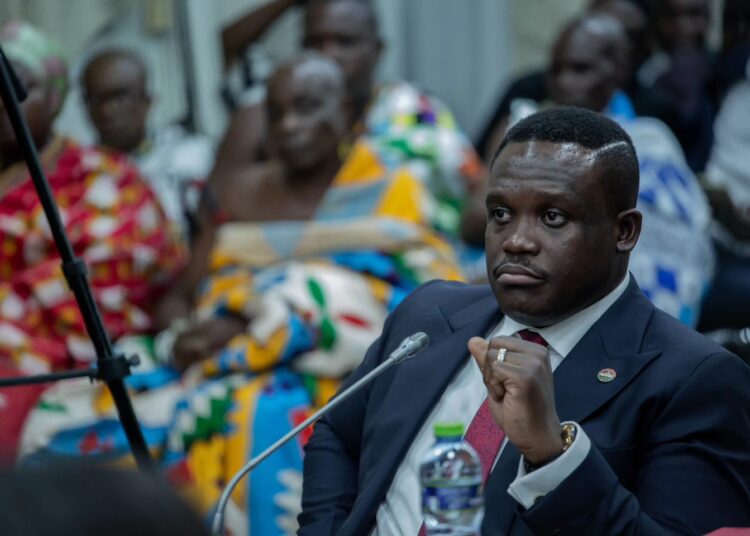 hana's Minister for Communications, Innovation and Digital Technology, Hon. Samuel Nartey George