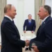Russian President Vladimir Putin welcomes U.S. President Donald Trump’s envoy Steve Witkoff during a meeting in Moscow, Russia August 6, 2025.
