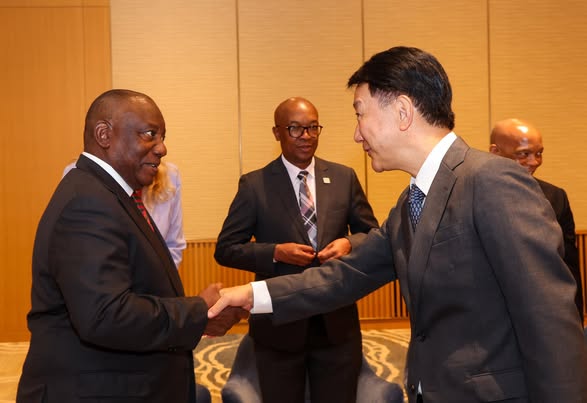 Japan Hosts African Leaders For Development Talks 2 cyril ramaphosa meets Mistui