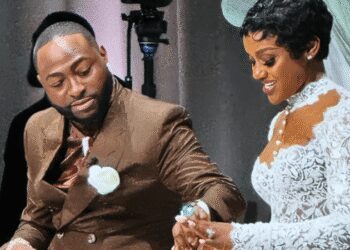 Davido and Chioma in Miami white wedding
