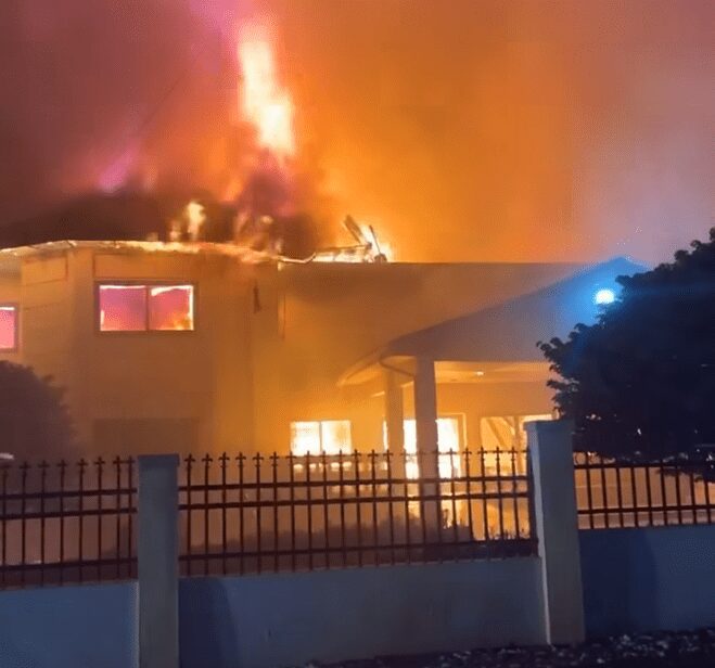 Fire Damages Rockz Waakye, Reggie Rockstone Reacts 2 fire guts tourism