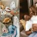 Priscilla Ojo, Juma Jux Welcome Baby Boy 15 Priscilla with her husband, and their son