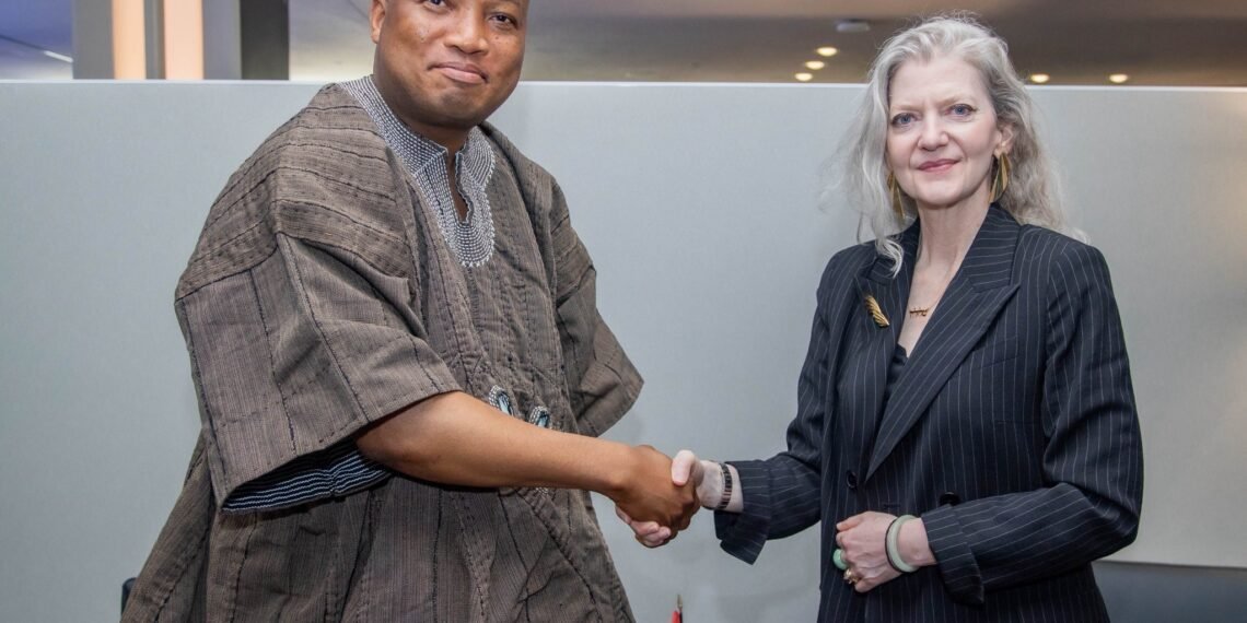 US Lifts Visa Restrictions on Ghana After Successful Diplomatic Talks 1 Hon. Samuel Okudzeto Ablakwa,with Allison Hooker, US Under Secretary of State for Political Affairs,
