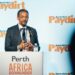Minerals Council South Africa CEO Mzila Mthenjane addressing the Africa Down Under conference in Perth on Wednesday.