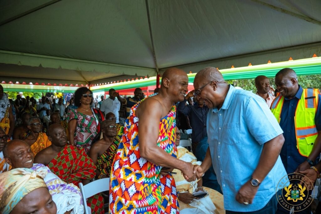 Big Push: Mahama Cuts Sod for Several Road Construction in Volta Region 3 Big Push @Volta Region 1