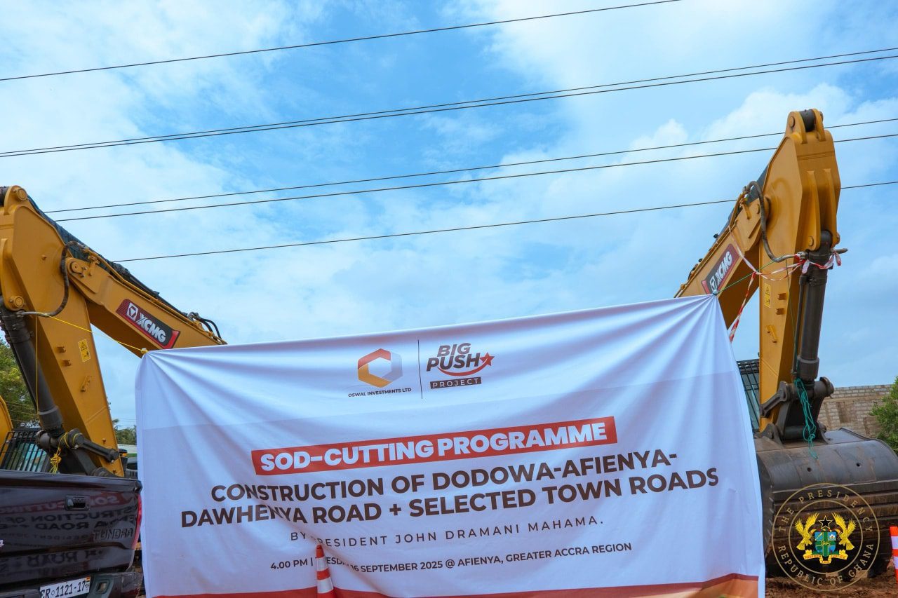 Afienya Big Push Road Project To Be Completed In 24 Months 3 Big Push Launch 2