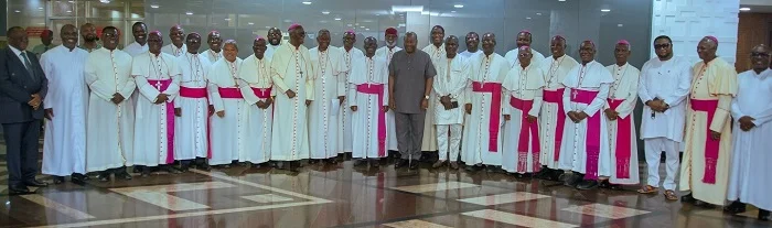 Catholic Bishop Conference with Mahama 1