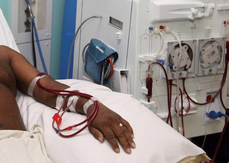 Ghana at Risk of Rising Non-Communicable Diseases, Expert Warns 1 Patient receiving Dialysis treatment