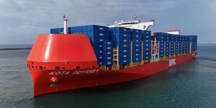 PIL Names ‘Kota Odyssey’, First LNG Dual-Fuel Vessel in Ghana 1 First LNG Dual-Fuel Container Vessel in Ghana