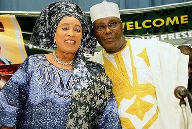 Former Vice President Atiku Abubakar and Titi
