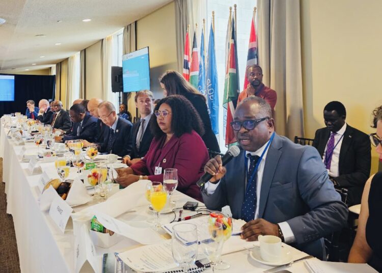 Ghana Champions Locally Led Climate Adaptation at UNGA80 Leaders’ Dialogue 1 Hon. Seidu Issifu, Minister of State for Climate Change and Sustainability