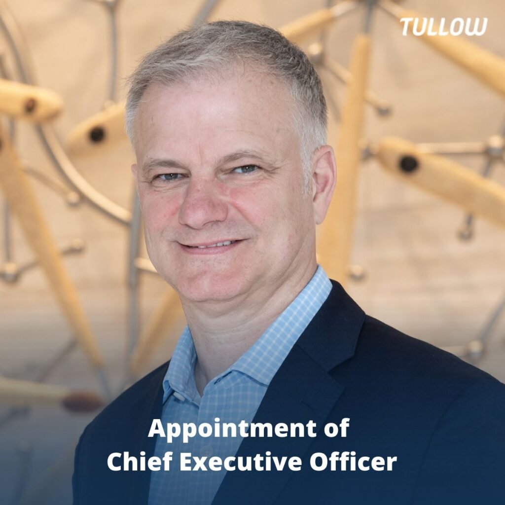 Ian Perks as our new Chief Executive Officer
