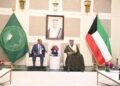 Chairperson of the African Union Commission, Mahmoud Ali Youssouf and His Highness Sheikh Sabah Khaled Al-Hamad Al-Sabah, Crown Prince of the State of Kuwait