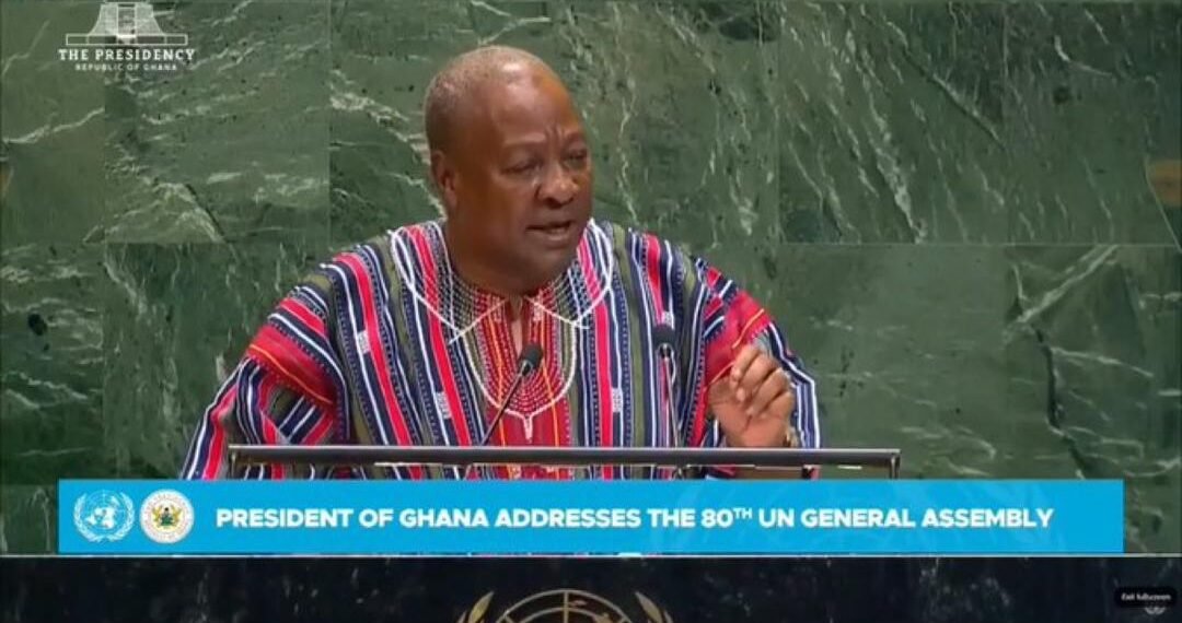 Africa Must Take Charge of Its Natural Resources – President Mahama Asserts @80UNGA 1 President John Dramani Mahama