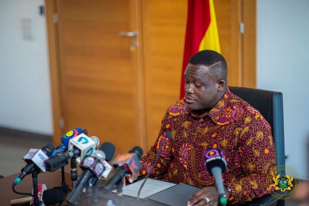 Minister of Communications, Digital Technology and Innovations, Samuel Nartey George