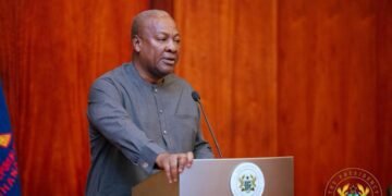President Mahama's approval rating drops.
