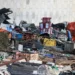 Palestinian vendors salvage items from the rubble after the Israeli army demolished 16 shops at the produce market in Beita village, south of Nablus in the occupied West Bank.