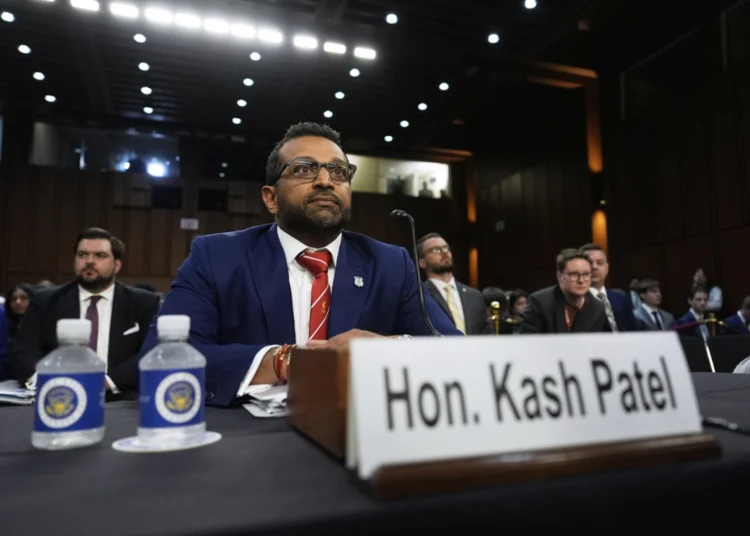 Patel Questioned On Charlie Kirk, Epstein Cases 1 FBI Director Kash Patel appears before the Senate Judiciary Committee for his first oversight hearing, Tuesday, Sept. 16, 2025, at the Capitol in Washington.