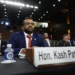 FBI Director Kash Patel appears before the Senate Judiciary Committee for his first oversight hearing, Tuesday, Sept. 16, 2025, at the Capitol in Washington.