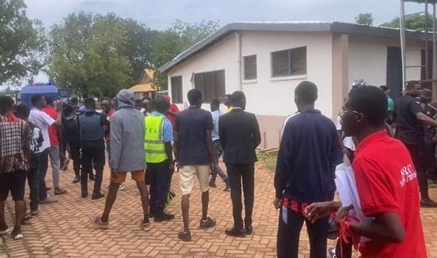 Police Restore Calm After Violent TaTU Protest 2 tamale technical students protest 3