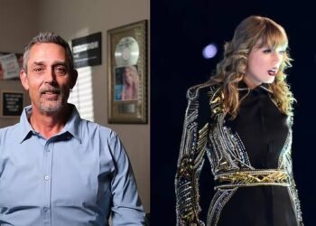 Rick Barker and Taylor Swift