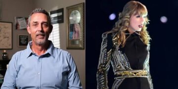 Rick Barker and Taylor Swift