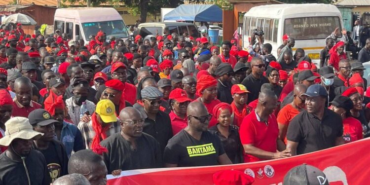 NPP Demonstrates Against Selective Justice Under President Mahama