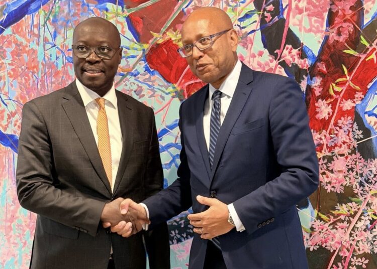 Ato Forson Seeks IFC Partnership to Drive Ghana’s Oil Palm Project 1 Ghana’s Finance Minister, Dr. Cassiel Ato Forson, with the Regional Vice President for Africa at the International Finance Corporation (IFC), Ethiopis Tafara,