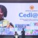 Vice President Professor Naana Jane Opoku-Agyemang, at the launch of Cedi @60