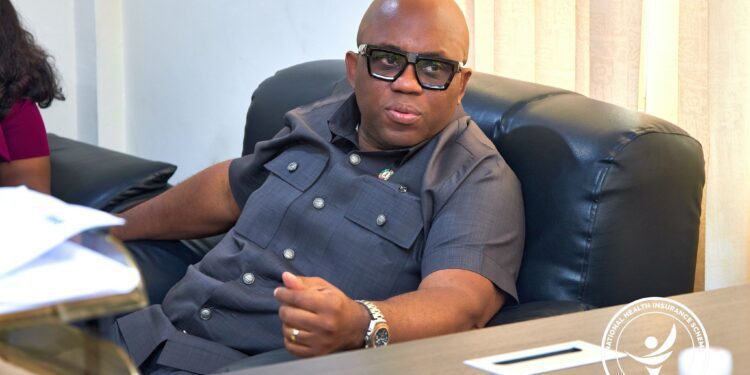 NHIA Boss Moves to Ensure Members Are Not Denied Care Amid System Disruptions 1 Chief Executive Officer of the National Health Insurance Authority (NHIA), Dr. Victor Asare Bampoe