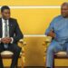 President John Dramani Mahama hosted Grenadian Prime Minister Dickon Amiss Thomas Mitchell