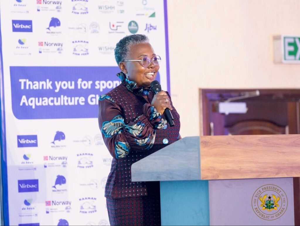 Govt Committed to Making Ghana a Leader in Aquaculture – Vice President 3 HON Emilia