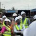 Health Minister Hon Kwabena Mintah Akandoh leads inspection La General Hospital
