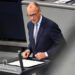 German Chancellor Friedrich Merz speaks in the bundestag.