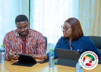Ghana Medical Trust Fund Kickstarts Phase Two of Hospital Needs Assessment Tour 4 The Administrator of the Ghana Medical Trust Fund, Ms. Obuobia Darko Opoku, Leading the delegation