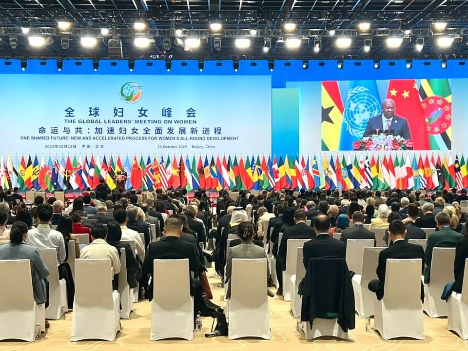 Ghana Nears Gender Parity – Mahama Showcases Bold Progress @Global Women’s Summit in Beijing 4 President Mahama @Beijing 1