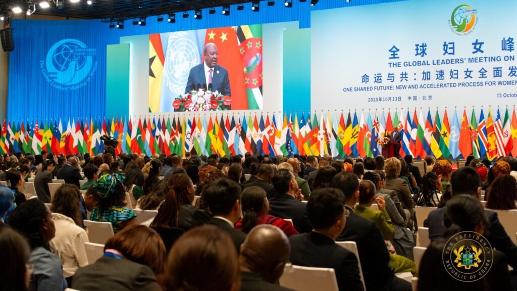 Ghana Nears Gender Parity – Mahama Showcases Bold Progress @Global Women’s Summit in Beijing 2 President Mahama @Beijing