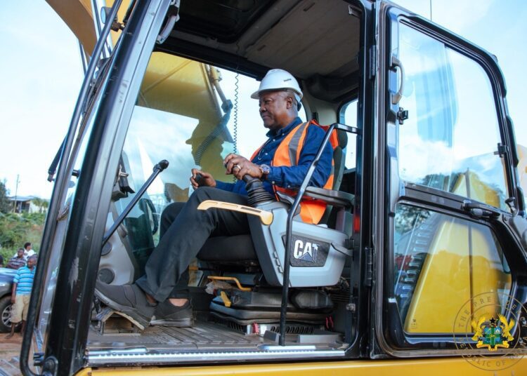 Big Push: Mahama Cuts Sod for 73.6km Cape Coast–Takoradi Dual Carriageway, Pledges Rapid Completion 1 President John Dramani Mahama