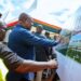 President John Dramani Mahama , inspecting work on the rehabilitation of the Effia-Nkwanta Hospital into a Teching Hospital