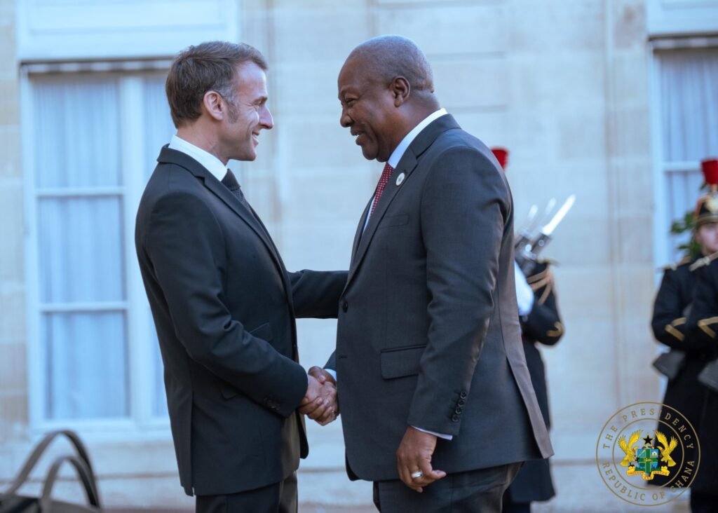 President Mahama with Macron 2