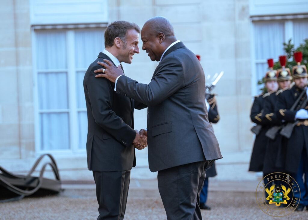 President Mahama with Macron 3
