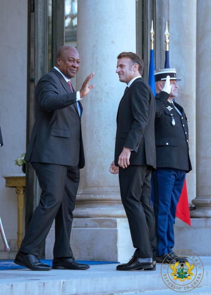 President Mahama with Macron 5
