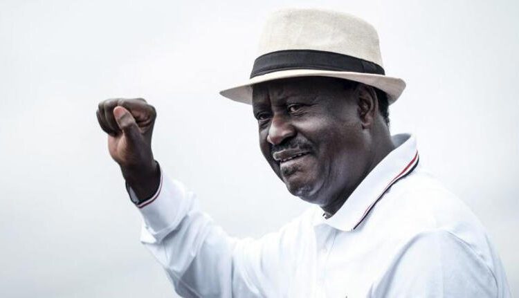 Kenyan opposition leader Raila Odinga.