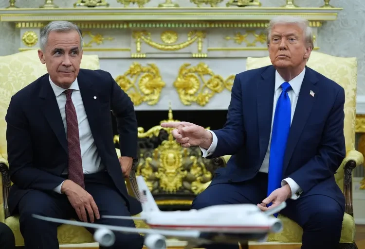 Carney Meets Trump In Second White House Visit 1 US President, Donald Trump and Canadian Prime Minister, Mark Carney.