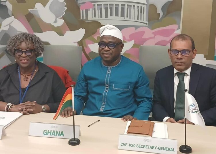 Ghana Champions Climate Resilience, Seeks CVF-V20 Board Seat 1 Hon. Issifu Seidu, Minister of State for Climate Change and Sustainability