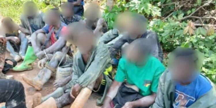 11 Illegal Miners Arrested by Blue Water Guard
