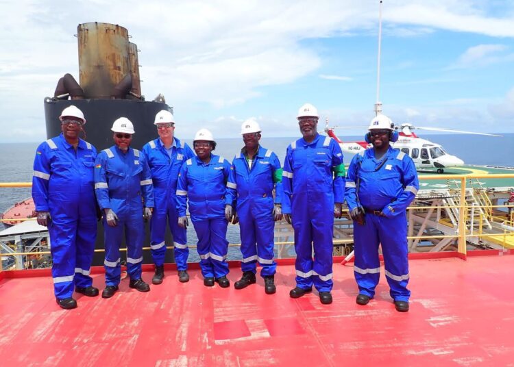 Parliament's Energy Committee Visits Tullow Ghana 1 Energy Committee with Tullow Ghana