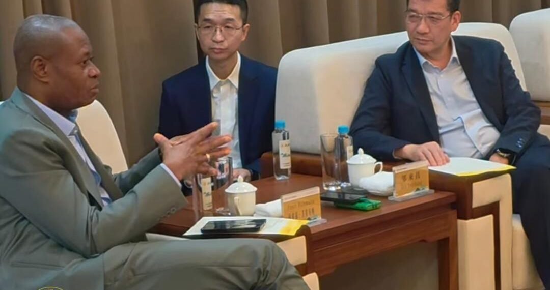 Deputy Lands Minister Engages China Over Responsible Mining 1 Deputy Lands Minister with Zinjin Staff